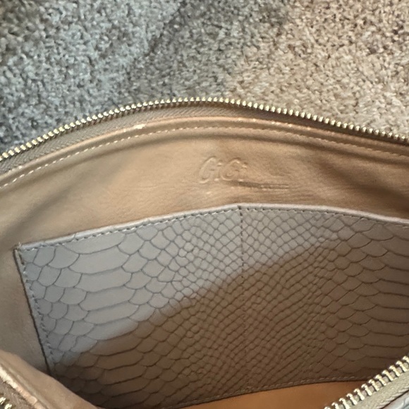 GiGi New York Taupe Clutch with Tassel - Picture 9 of 12